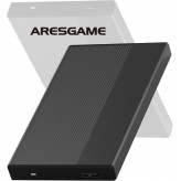 【Aresgame】1TB External Hard Drive USB 3.0 Portable HDD Storage Backup Drive for Laptop PC MacBook Desktop Plug and Play High Speed Data Transfer Black