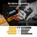 ARESGAME Digital Tape Measure 16 Ft Rechargeable Measuring Tape with 6 Metric and Imperial Units 1/16 Fractions Easy Read Retractable Measurement Tool for Distance Area Volume, Yellow