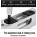 ARESGAME Aluminum Alloy High Precision Adjustable Level Instrument - Small, Light, Magnetic Bubble Square Level for Accurate Measurements