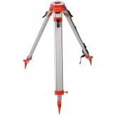 ARESGAME Aluminum Surveying Tripod with 5/8"-11 Thread Flat Head Quick Clamp Heavy Duty Survey Tripod for Auto Level Laser Level Theodolite Construction Equipment