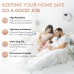 ARESGAME 2 in 1 Smoke and Carbon Monoxide Detector 6 Pack Battery Operated Smoke CO Alarm with 85dB Alarm Large LCD Display Test Button Easy Install Home Safety Detector