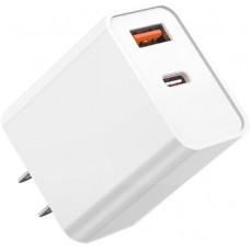 Aresgame USB C Charger Block for iPhone,20W Dual Port Fast Wall Charger,USB C & USB A Power Adapter Type C Charging Brick Plug for iPhone Air/17 Pro Max/16E/16 ProMax/16Plus/15/14/13/12/11/XS,iPad Pro,AirPods