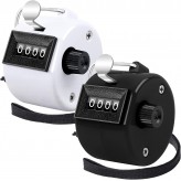 ARESGAME Handheld Tally Counter Clicker 4 Digit Mechanical Number Counter Manual Click Counter for Golf Sports School Events Office Attendance Stadium Counting