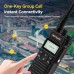 ARESGAME RT86S Walkie Talkie 2nd Gen Long Range Professional 2-Way Radio with 6-Way Charger, 2600mAh Rechargeable, Type C, NOAA, Heavy Duty Two-Way Radio for Adults Industrial (6 Pack)